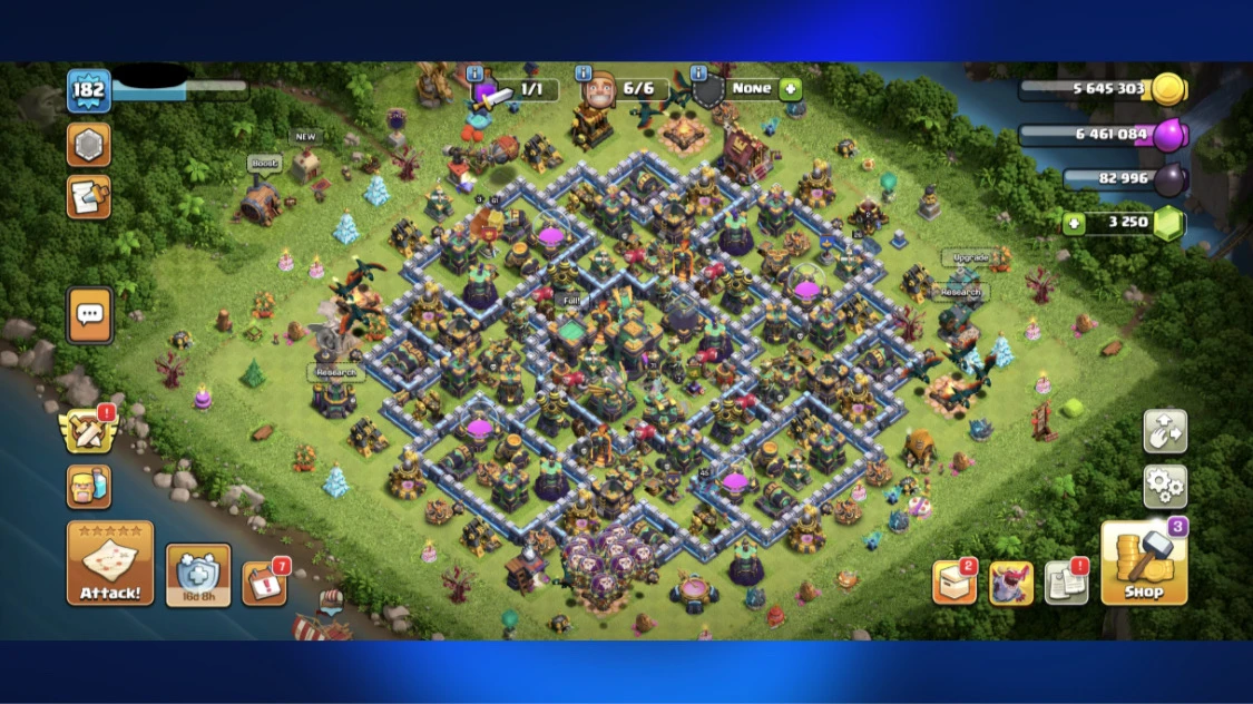 Townhall 14 + 21K Trophy Brawlstars Account