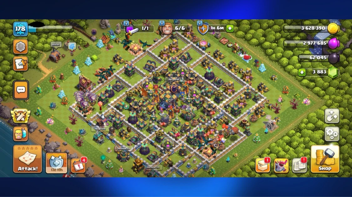 Townhall 14 + 23K Trophy Brawlstars Account